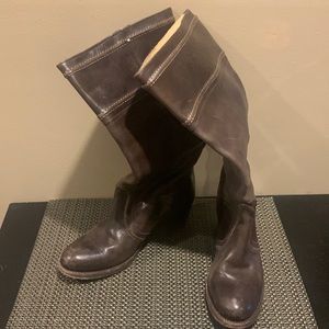 Frye Jane stitch weathered boots